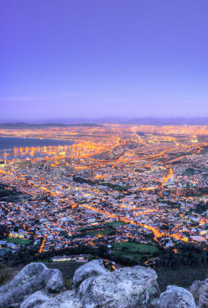 South African city landscape.