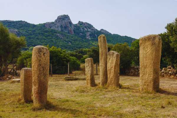Discover the monoliths in Cauria Plateau of Corsica, France