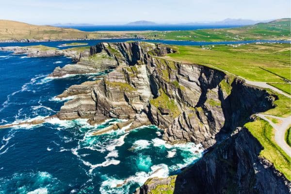 The Ring of Kerry's scenic shoreline in Ireland