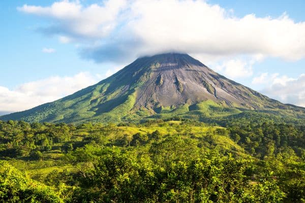 View of Arenal Volcano in Costa Rica