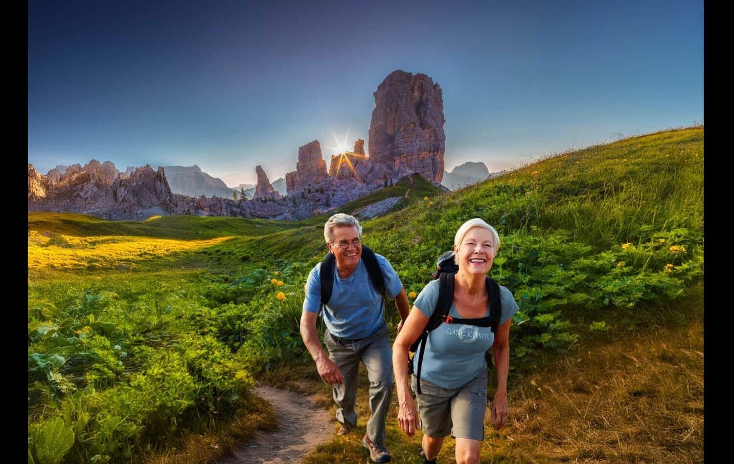 Explore the stunning scenery in the Dolomites, on foot at eye level.