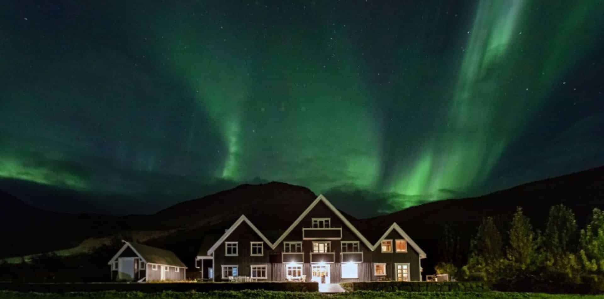 Enjoy chances to see the Northern Lights with prime viewing at boutique properties.