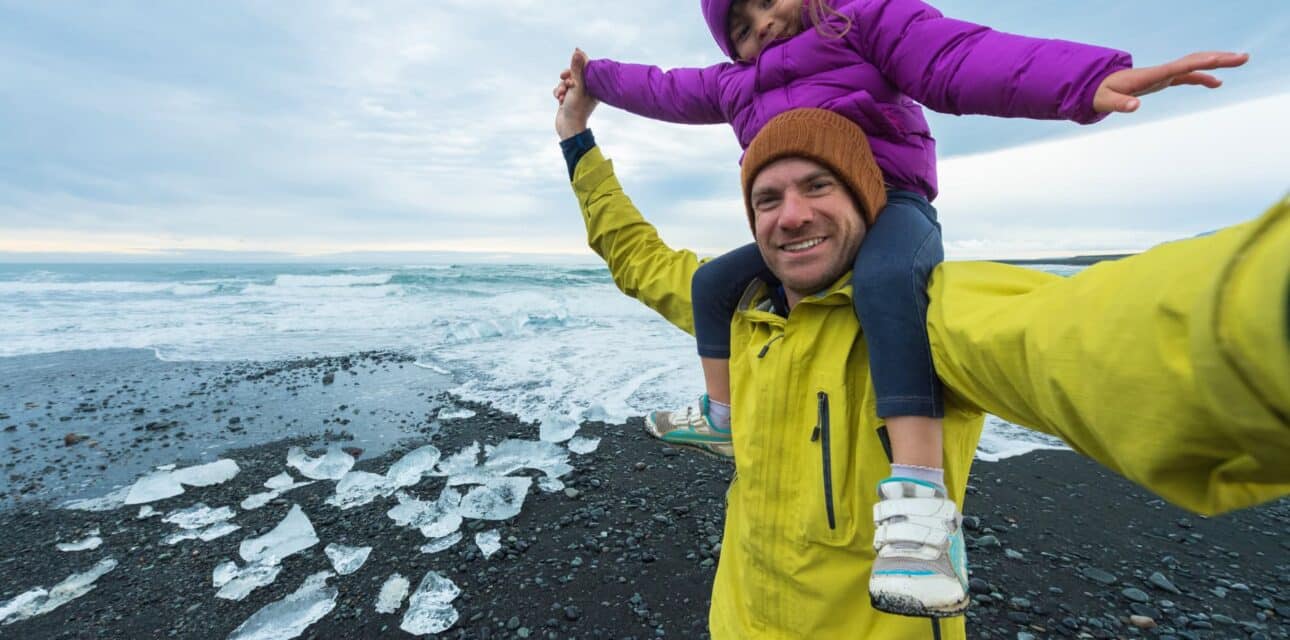 Iceland Family Hero - Dad and Daughter