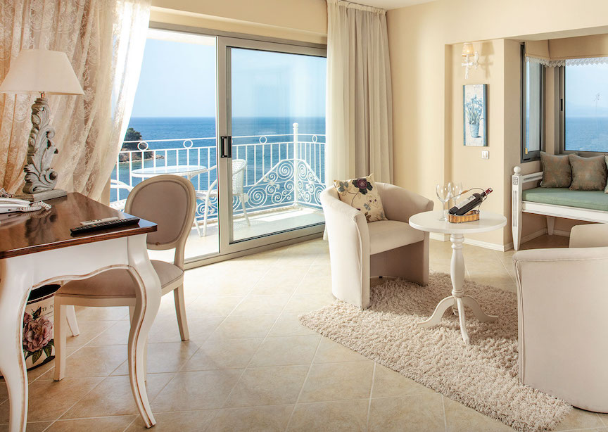 Europe turkey luxury hotel room with ocean view